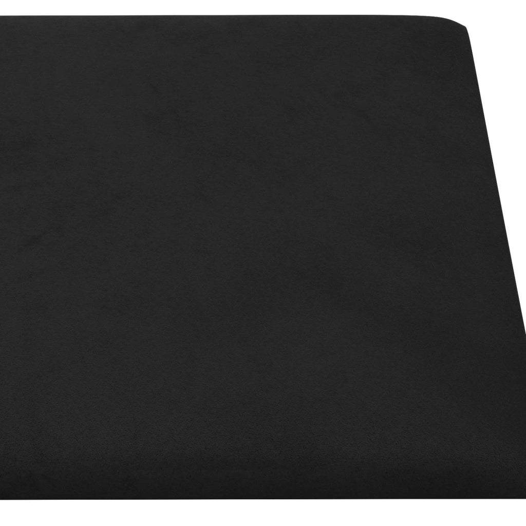 Testiera | Testata da Parete 12 pcs Nero Velluto