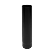 Canna fumaria Tubo 1 mt. DN 125 smaltato nero 600 gradi stufa legna CE Made in Italy