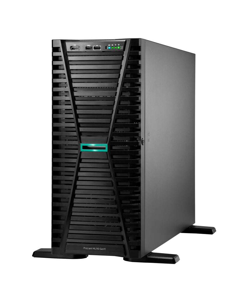 Server hpe p83112-425 ml110 gen11 xeon-s 4514y 16c 2.0ghz 2x32gb ddr5 2x480gb ssd 8sff mr408i-o noodd 2glan 2x1000w g fino:27/08