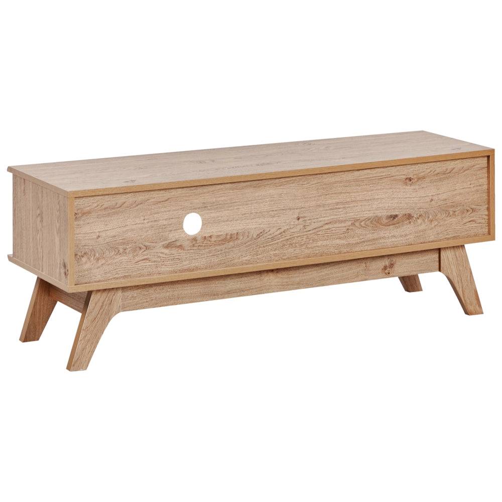 Mobile TV Mensola in legno chiaro Madia credenza passacavi Moderna supporto televisione