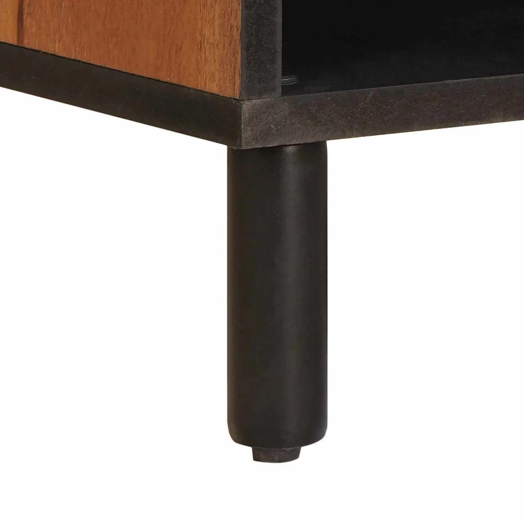 Mobile TV | Armadietto TV | Mobile Porta TV con cassetto Finitura Marrone Acacia 100 x 33 x 46 cm