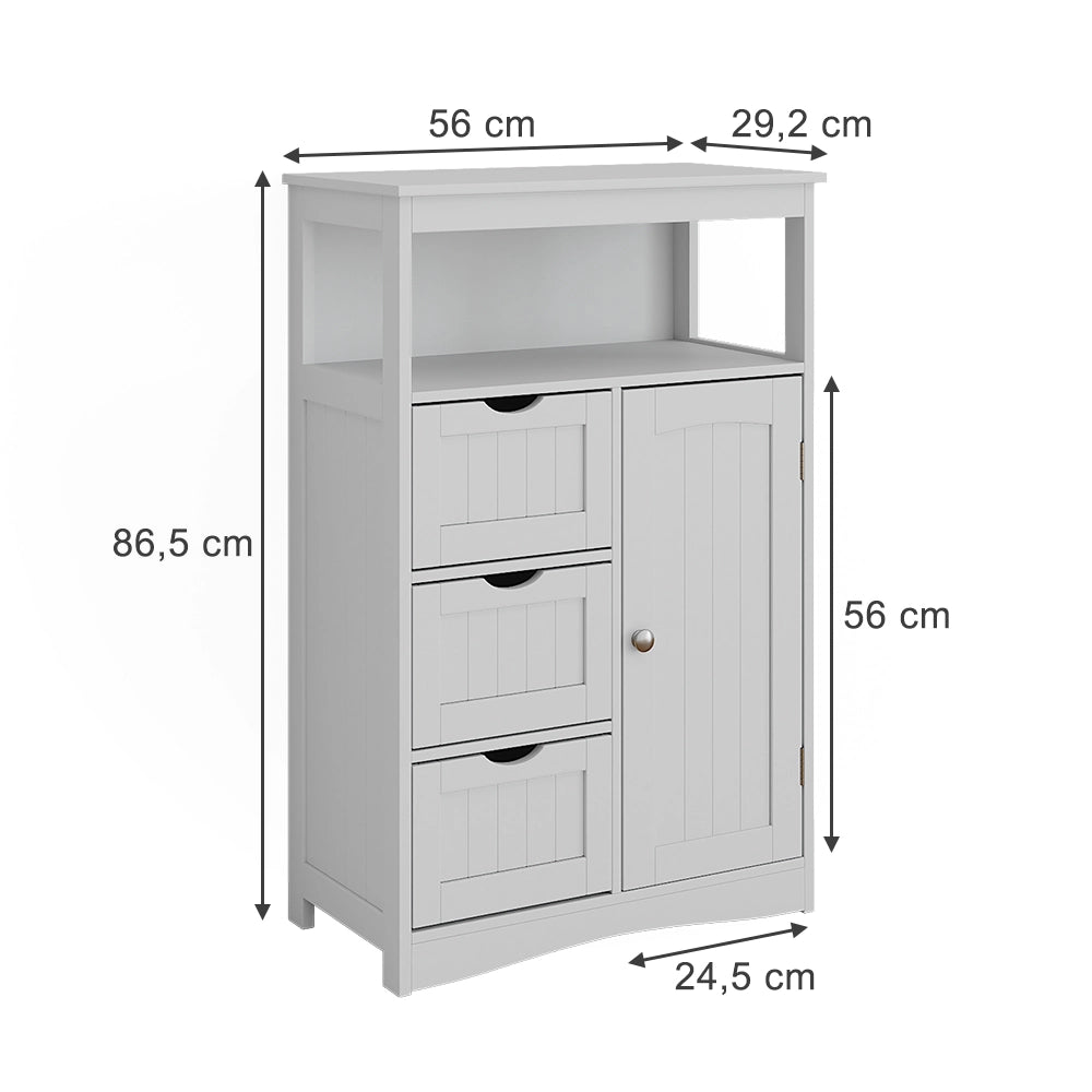 Vicco mobiletto bagno Bianco 56 x 86.5 cm