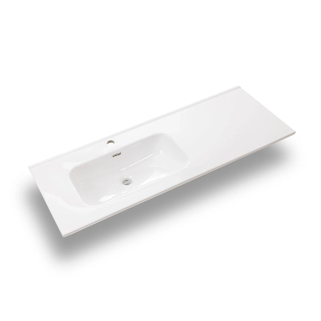 Composizione vasca SX 4 pezzi VENERE bianco opaco