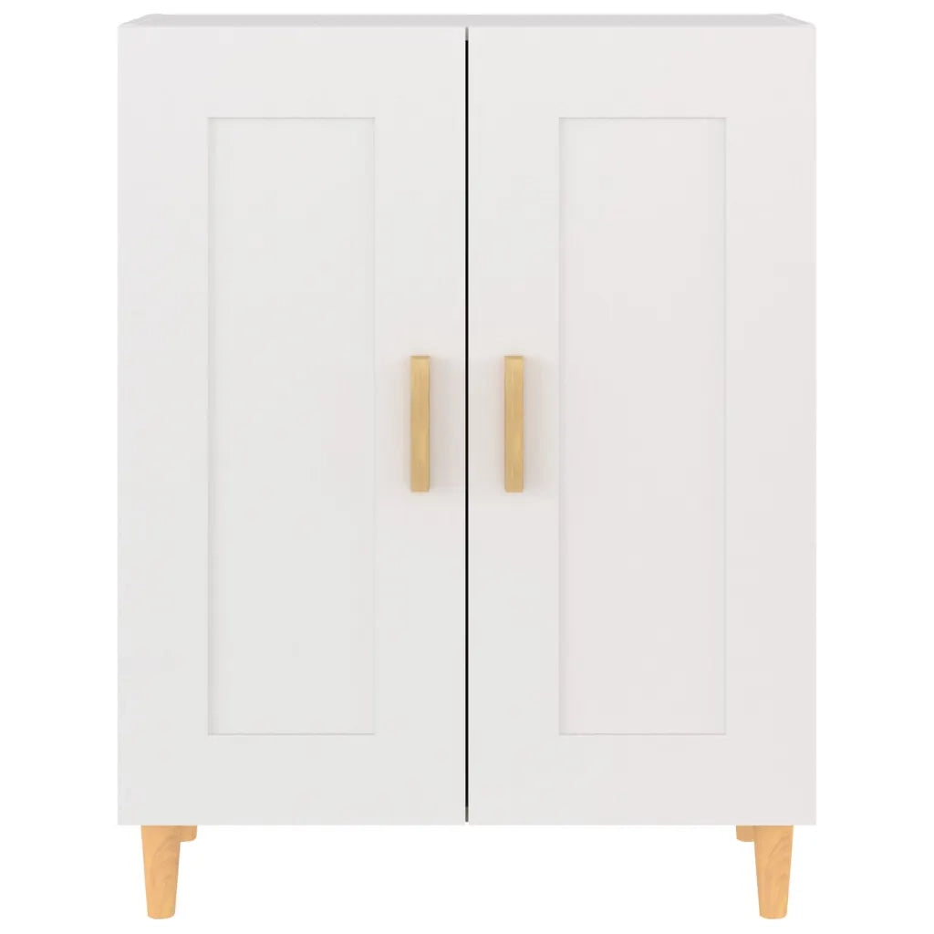 Credenza | Madia | Buffet da pranzo | Armadio da pranzo Bianca 69,5x34x90 cm in Legno Multistrato