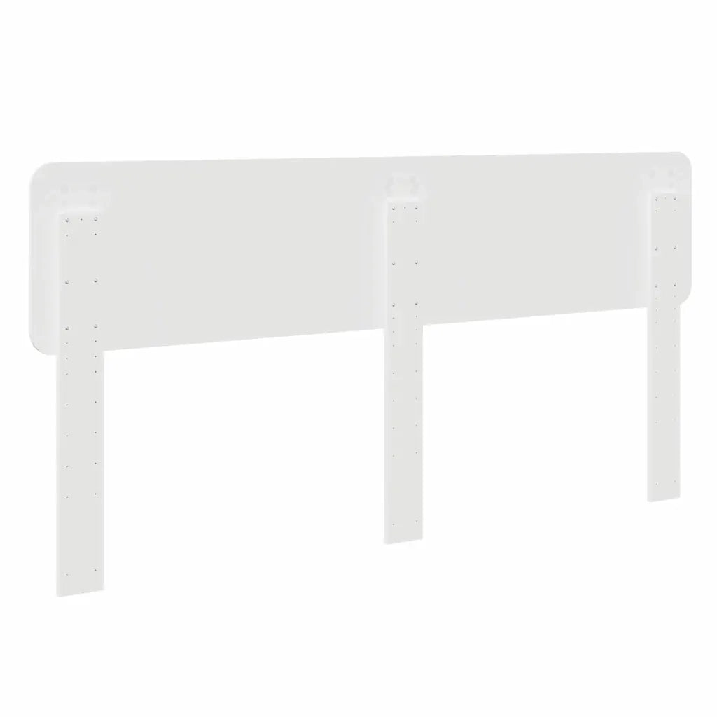 Testiera-Testata-Testiera Decorativa Bianco 200 cm Legno multistrato 660382