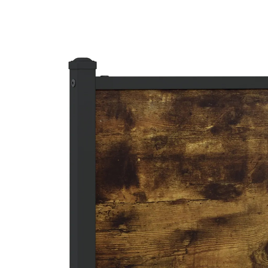 Giroletto senza Materaso in Metallo Rovere Fumo 140x190 cm 4007667