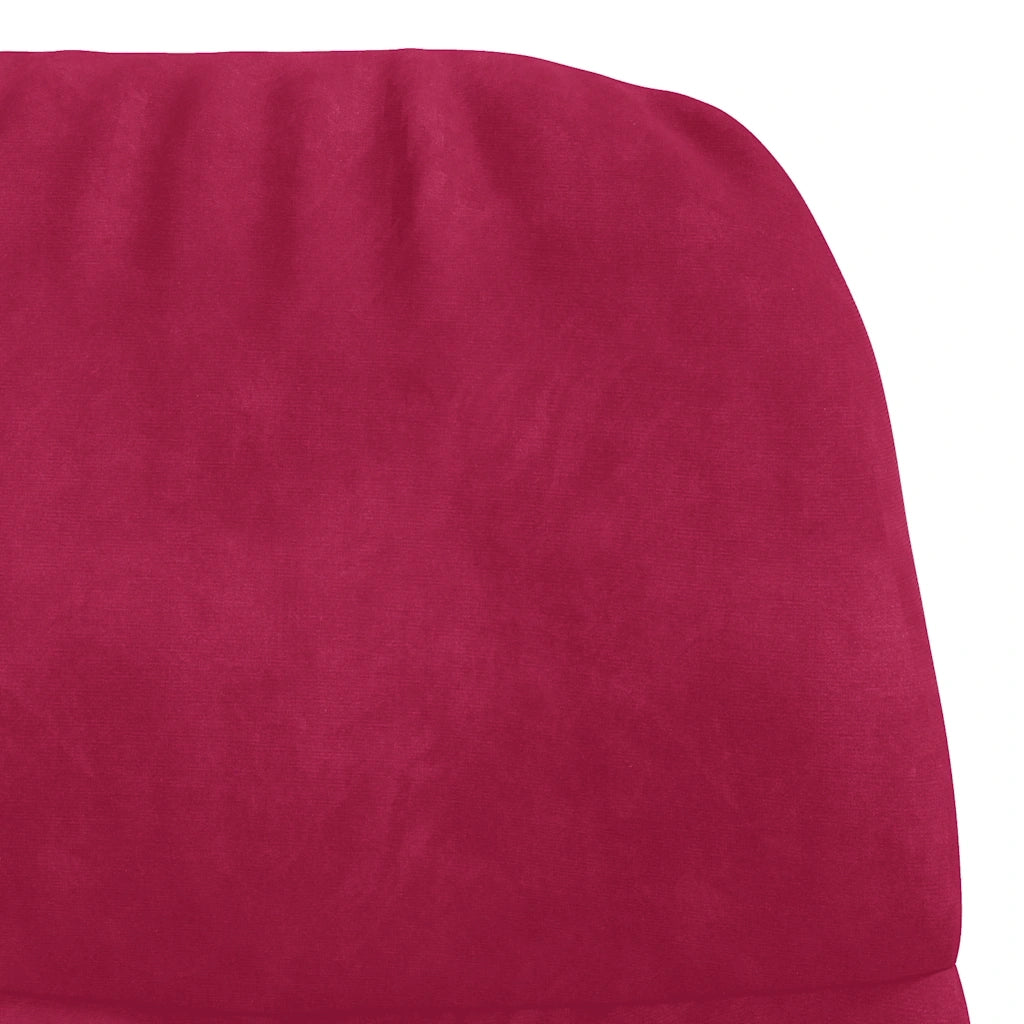 Sedia Relax Rosso Vino in Velluto 4102615