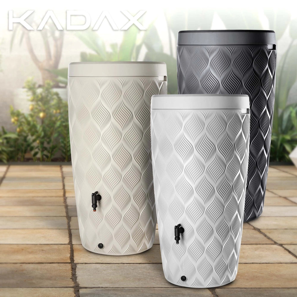 Rubinetto da giardino KADAX da 3/4" con valvola per serbatoio di acqua piovana e barile.
