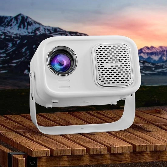 Proiettore Mini - Beamer Portatile - Con Bluetooth - Home Cinema - LED