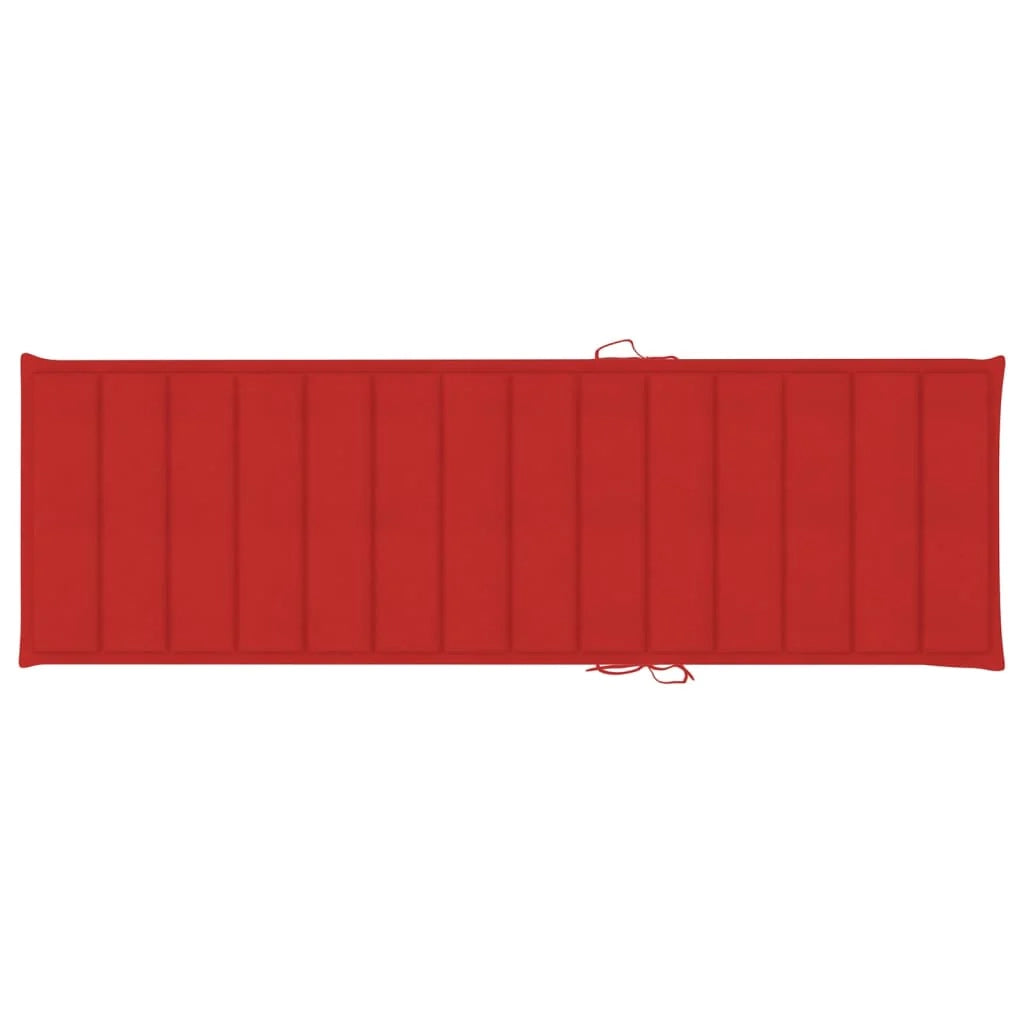 Lettino prendisole sedia a sdraio lettino prendisole letto da giardino mobili da esterno per patio con cuscino legno massello di acacia 02_0012366