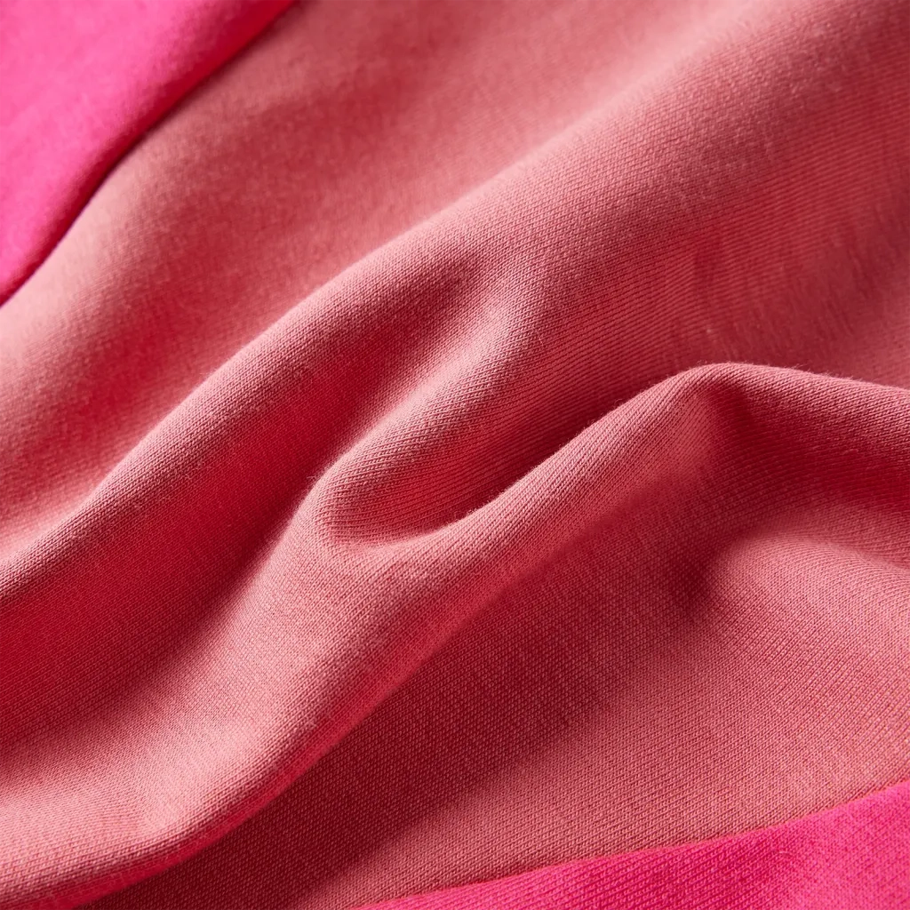 Felpa da Bambino Color Block Rosa e Henné 128 13992