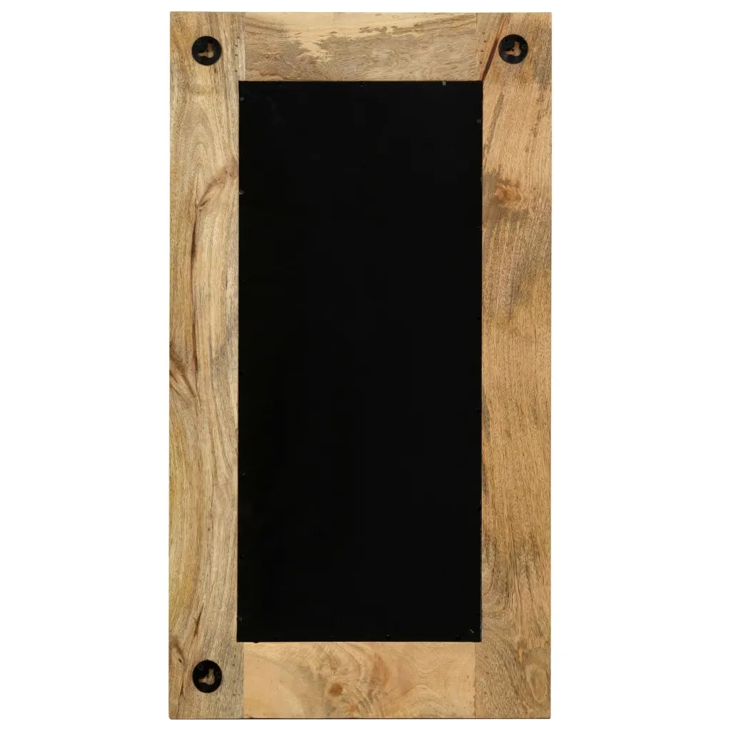 Specchio-Specchio Decorativo in Legno Massello di Mango 50x110 cm