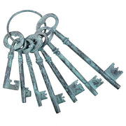 Mazzo di chiavi blu 10x3x28h