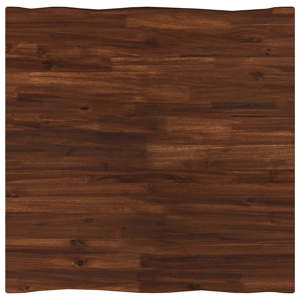 60 x 55 x 75 cm Legno di Acacia Massello Marrone scuro e Nero 937460