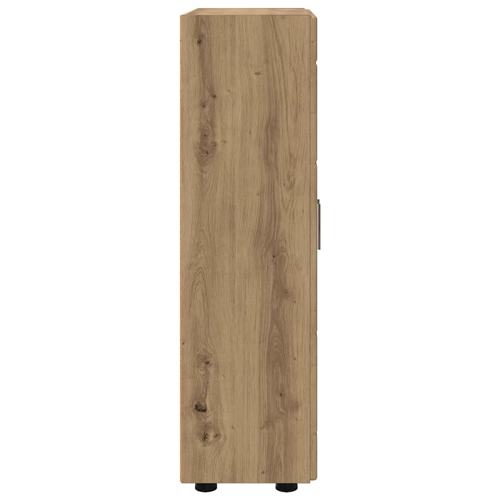 Credenza | Madia | Buffet da pranzo | Armadio da pranzo con porta FLORIN Rovere artigianale 55,5 x 29 x 100 cm
