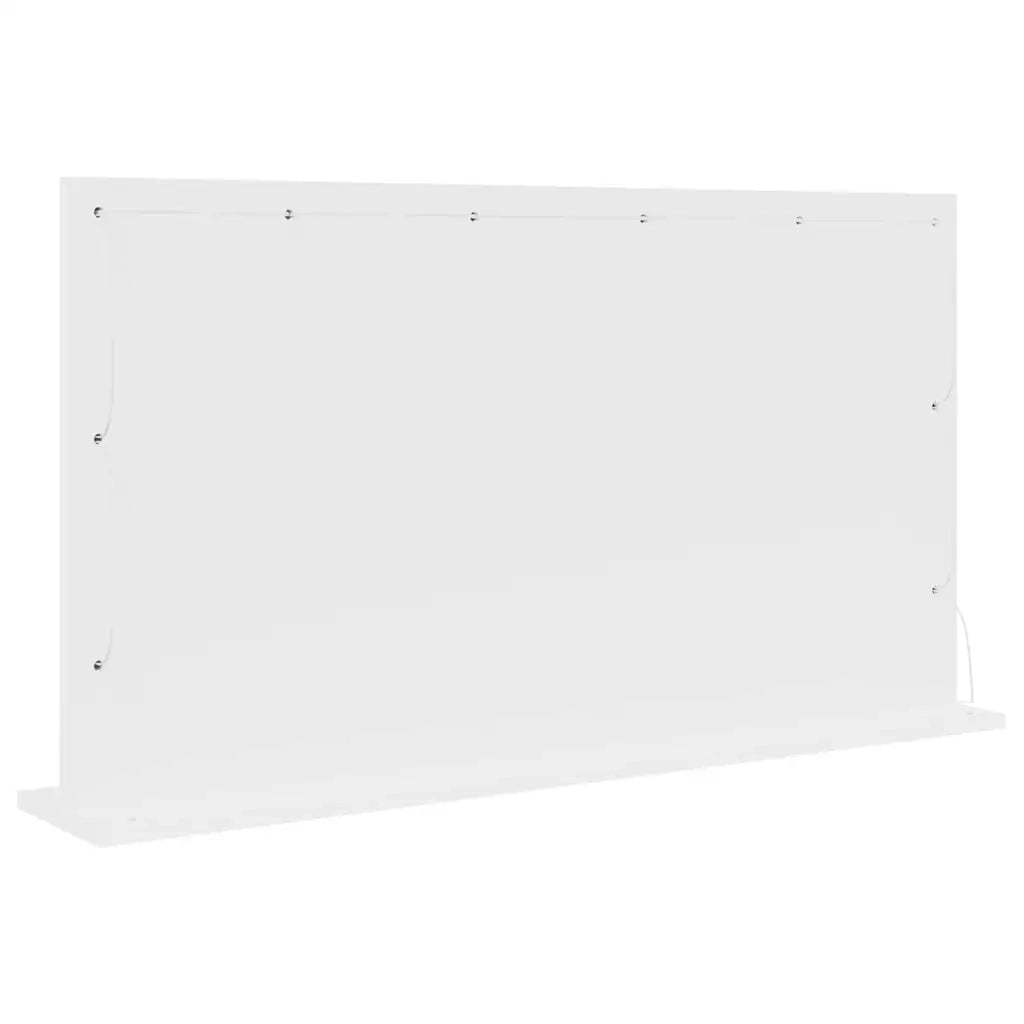 Specchio da Vanit¨¤ Rettangolare Bianco 100 x 55 x 18 cm