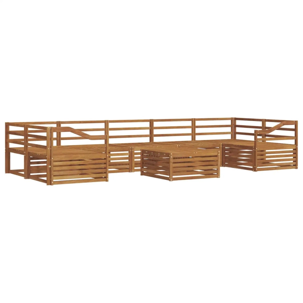Set di divani da esterno 8 pcs Naturale 3373194