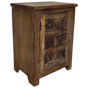 Comodino in legno fatto a mano49x36x71h cm