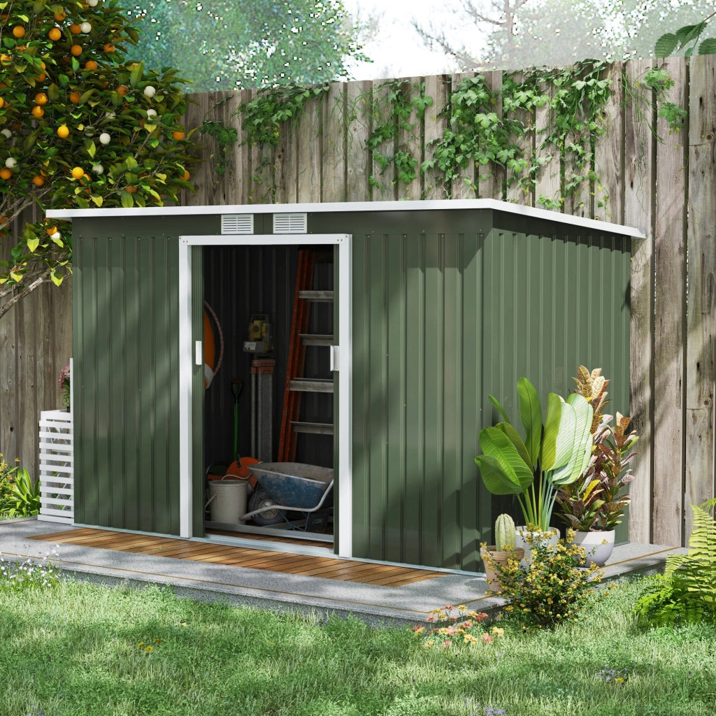 CASA DA GIARDINO 3,2 m² in acciaio verde chiaro