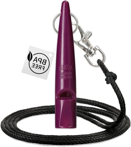 Flauto per cani 2115 con bavetta - Ideale per addestramento cani - Materiale robusto - Frequenza standardizzata - Forte e con ampio raggio