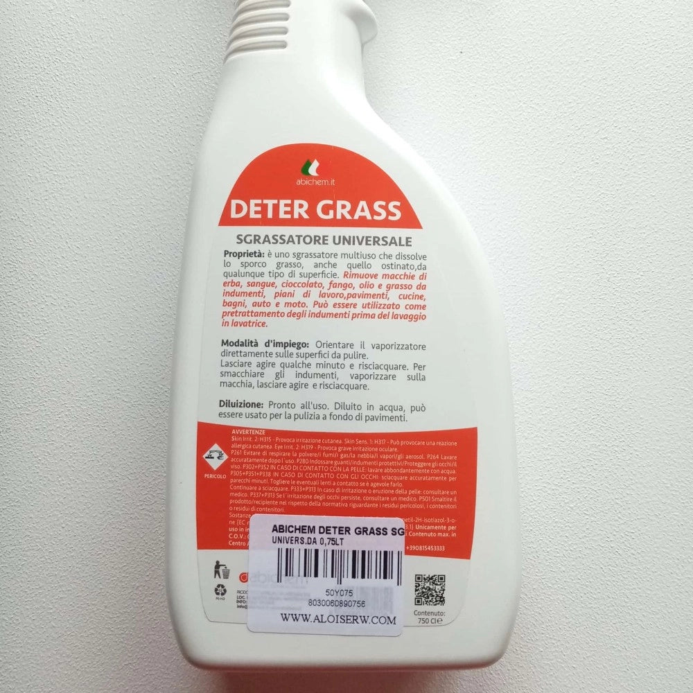 Abichem 1lt deter grass sgrassatore concentrato multiuso