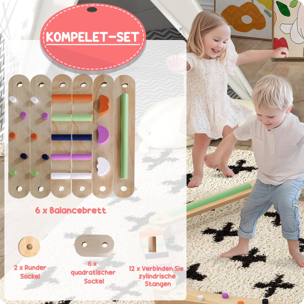Set tavola equilibrio legno bambini ¨C Xylo ¨C 3-8 anni coordinazione gioco