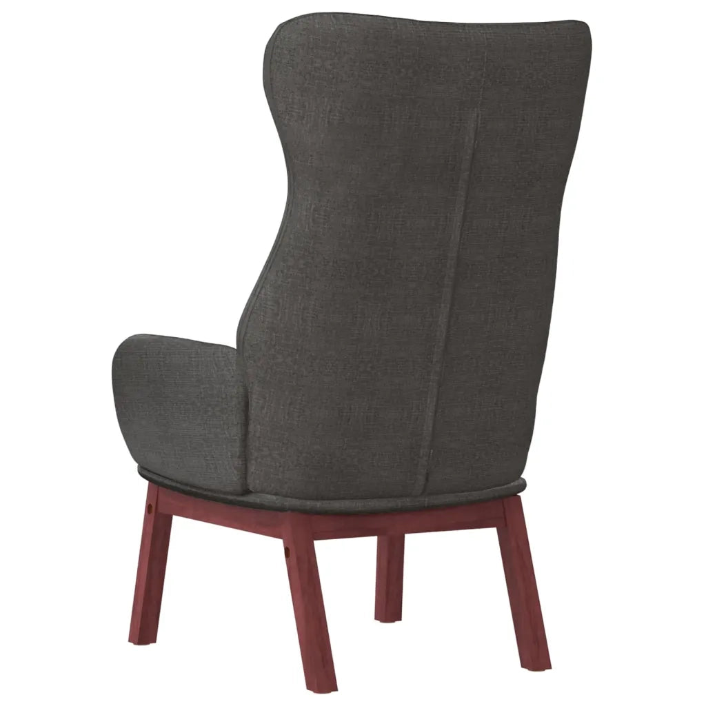 Poltrona | Sedia Relax Grigio Scuro in Tessuto