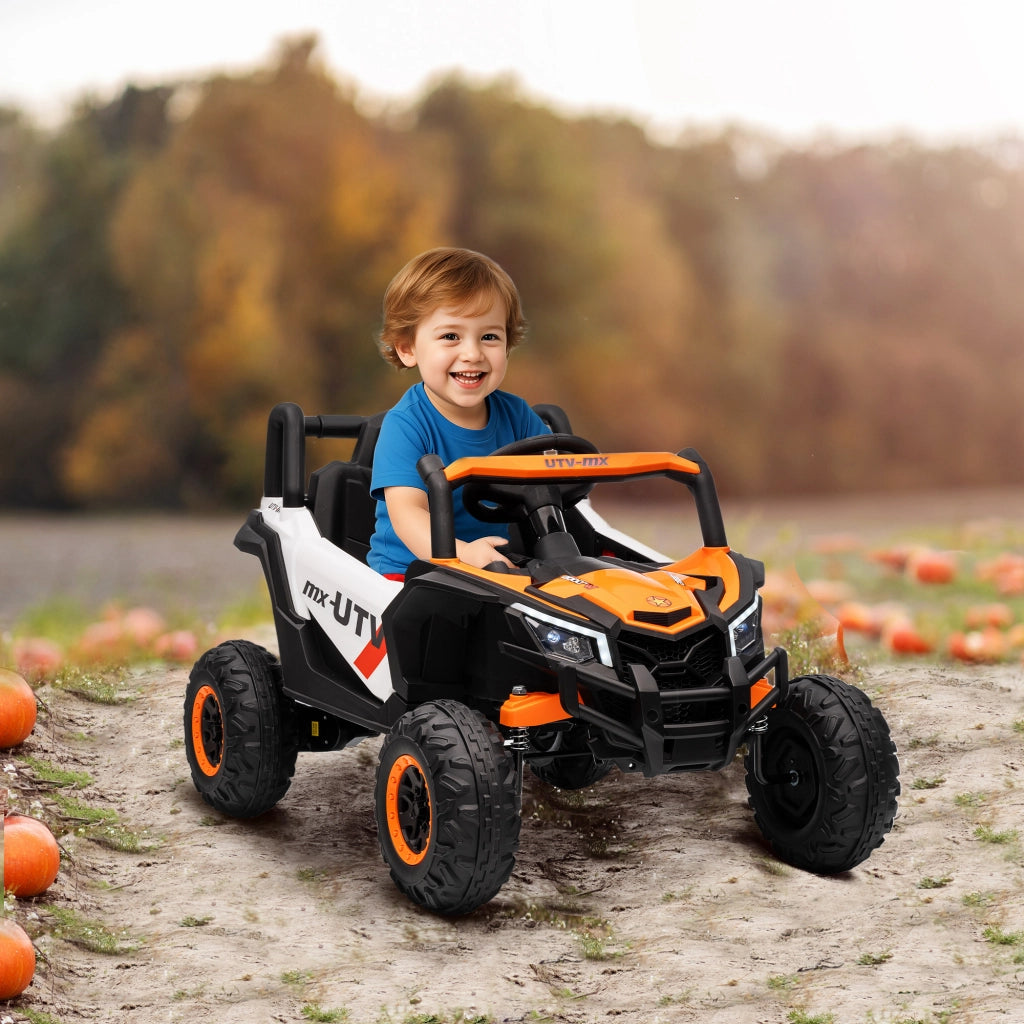 Veicolo Elettrico per Bambini UTV 12V ¨C zephmum ¨C Arancione