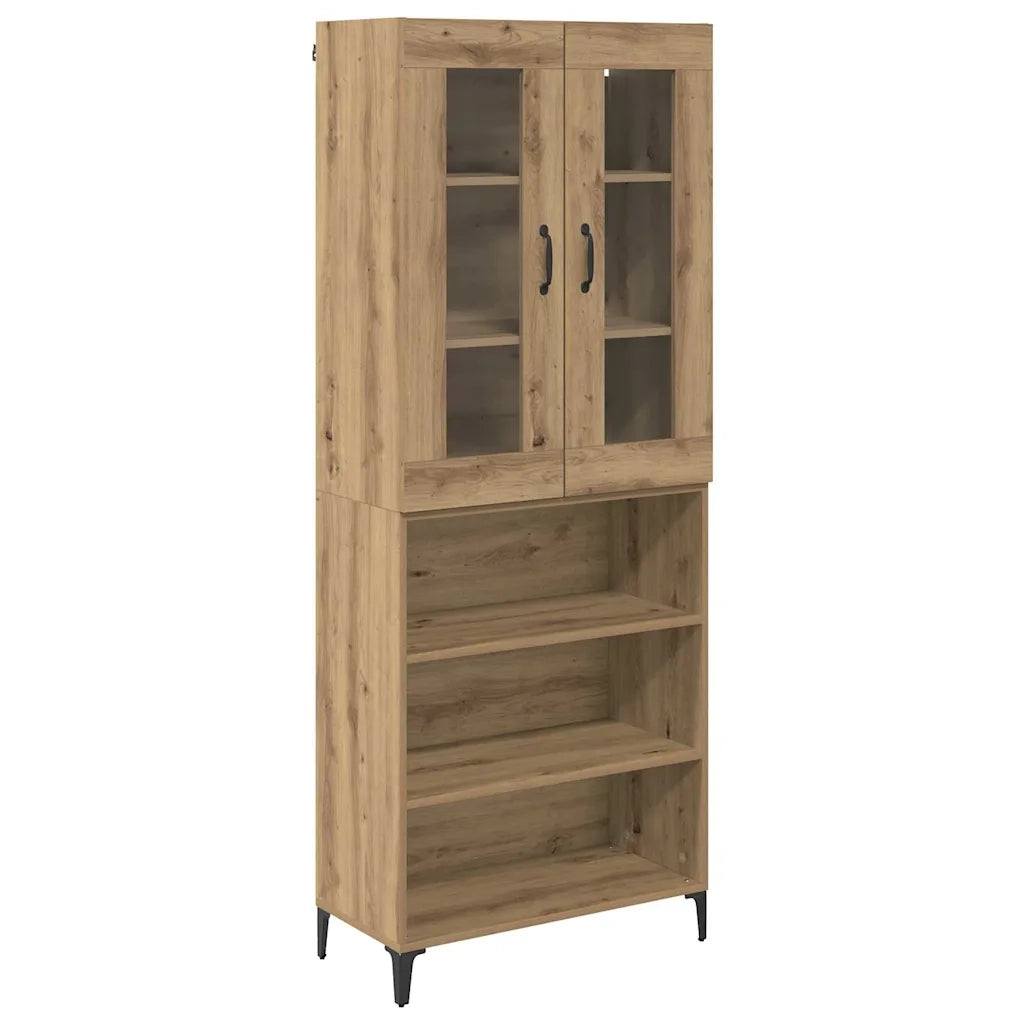 Credenza-Buffet-Armadio da cucina Rovere artigianale 69,5 x 34 x 180 cm 772007