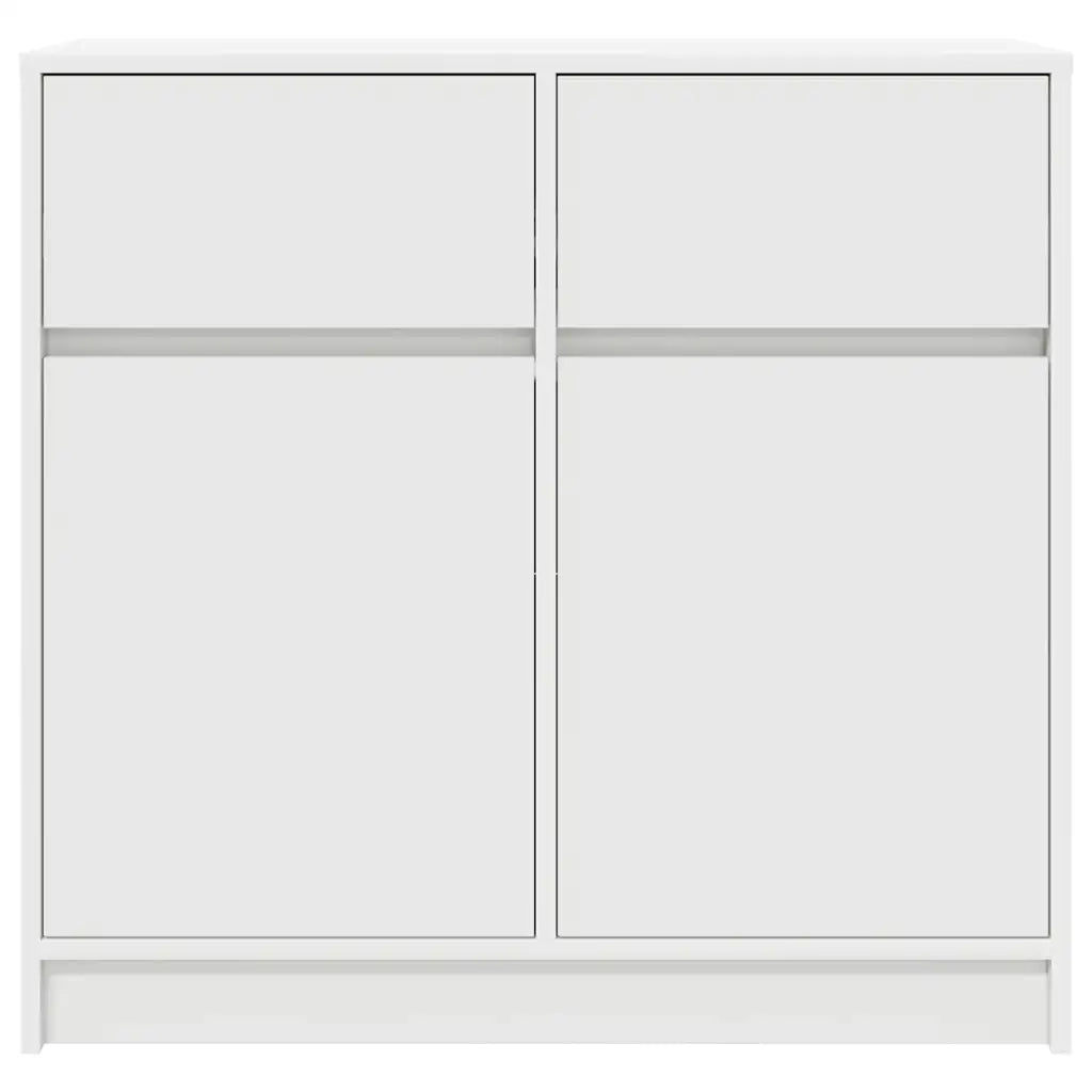 Credenza con Cassetto-Buffet-Armadio da cucina Bianco 80x34x76 cm in Legno Multistrato