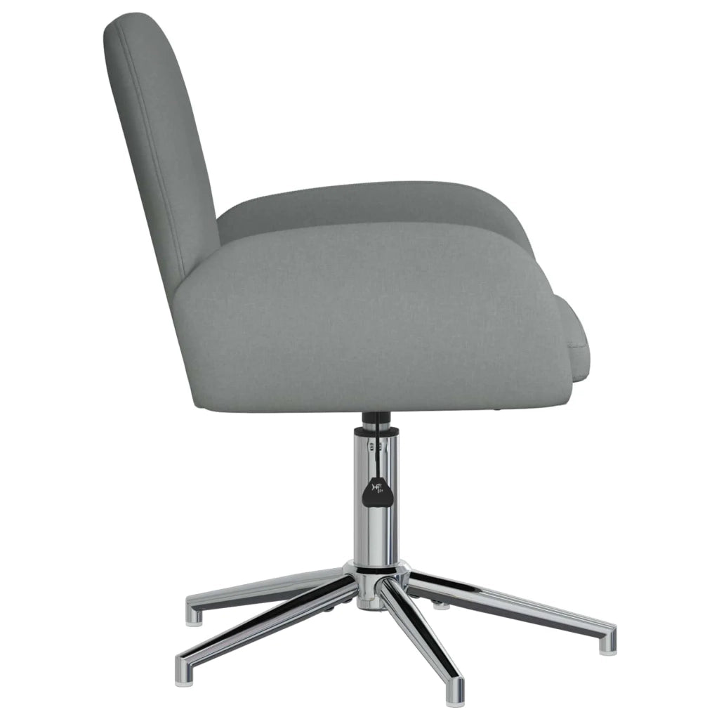 Sedie da scrivania girevoli 4 pz 54 x 58 x 90 cm Grigio Scuro 3428304