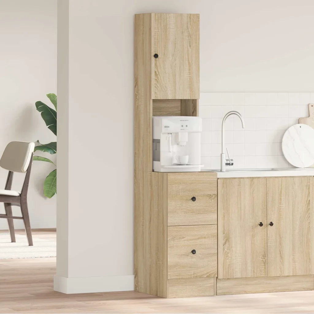Mobile da cucina Beige 35 x 50 x 180 cm Legno multistrato 871372