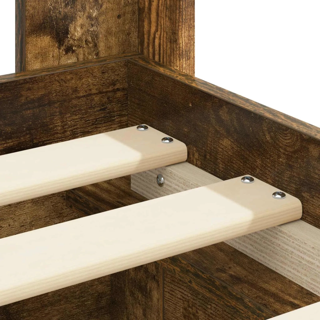 Struttura del letto con stoccaggio e testata 3 pcs 3414417