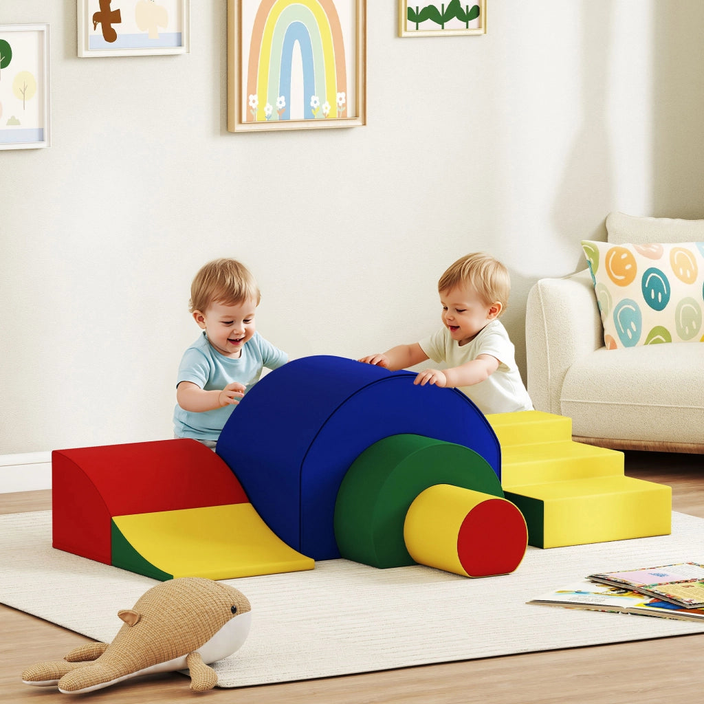 Set di gioco per arrampicata e motricit¨¤ ¨C Minimal ¨C 181x39x44 cm multicolore