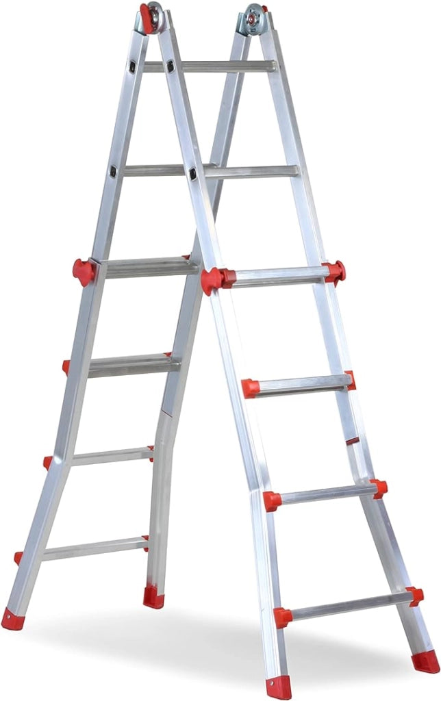 SCALA MULTIUSO 'SQUADRA PIU'' 5+5 gradini - MARCHETTI