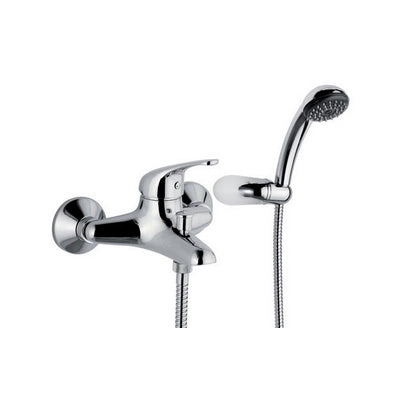 MISCELATORE MONOCOMANDO VASCA C/SUPPORTO A SNODO LINEA EPIC- Cromo- MARIA- pezzi 1
