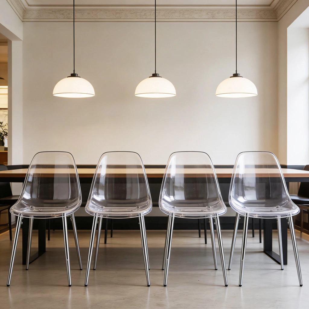 Set Tavolo da Pranzo con 4 Sedie ¨C Xylo ¨C Tavolo Rettangolare, Design Moderno