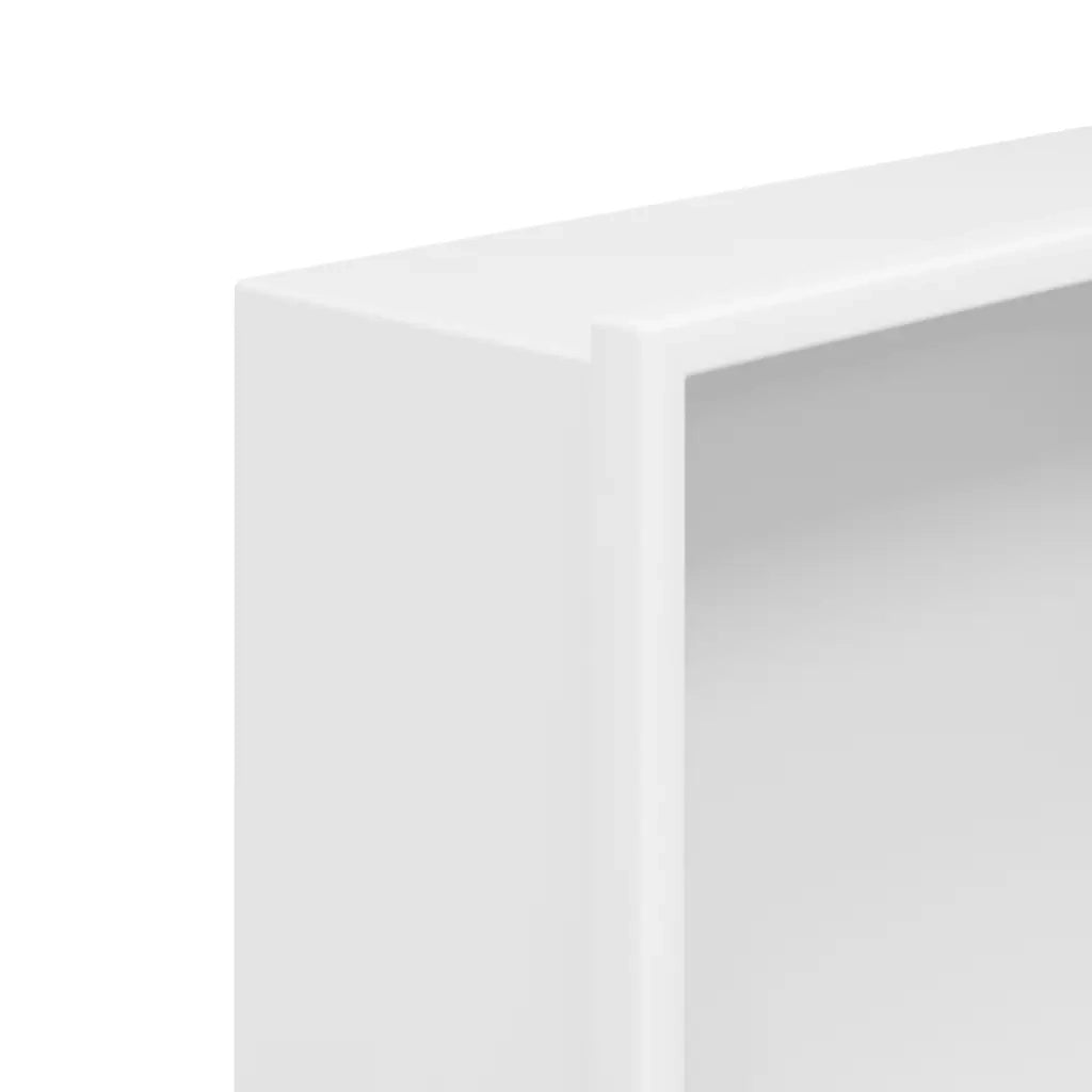 Nicchia per Doccia Bianco Opaco 32x62x9cm in Acciaio Inox