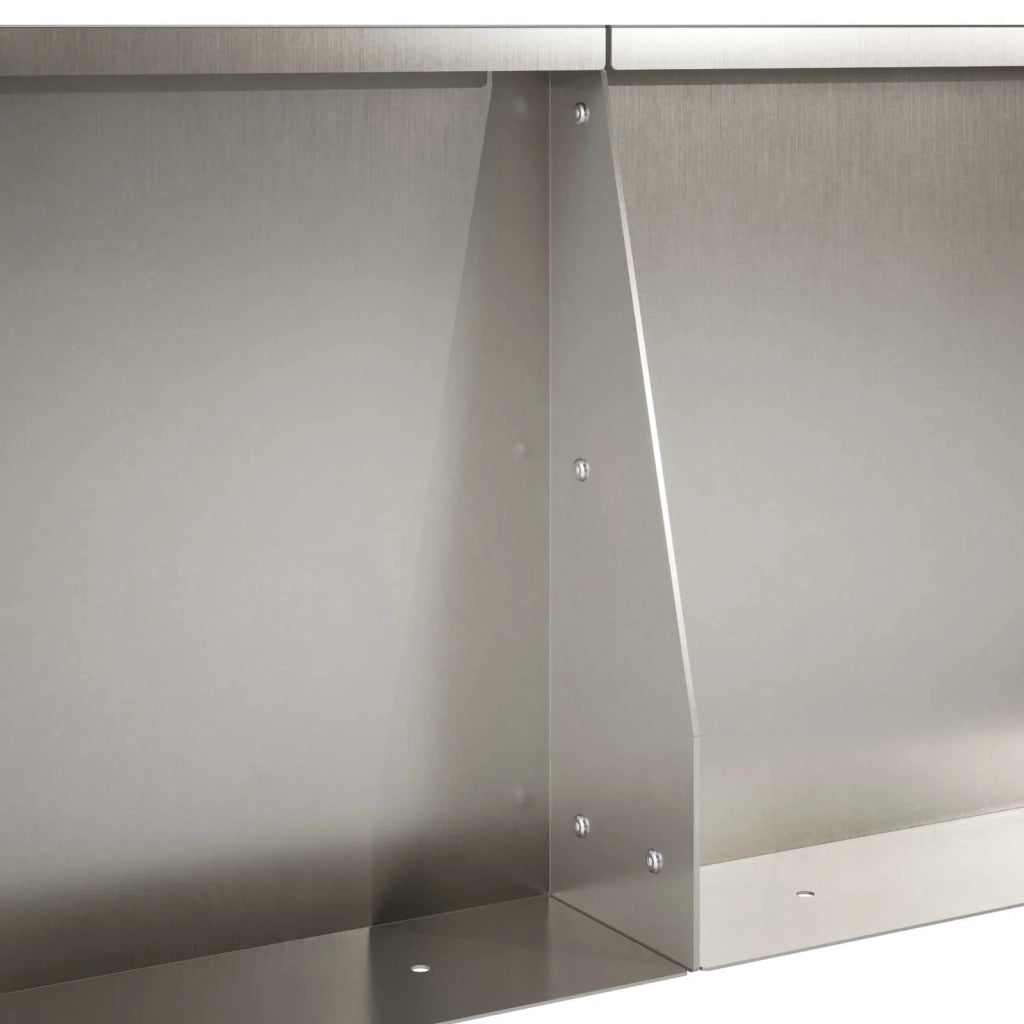 Muro di contenimento 4 pz 100 x 100 x 40 cm Acciaio Inox 3449209