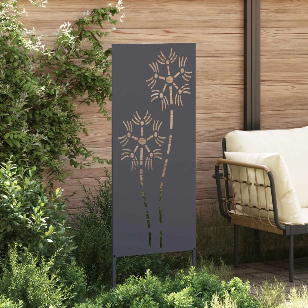 Schermo per privacy in giardino Traforo Antracite 50 x 140 cm 876282