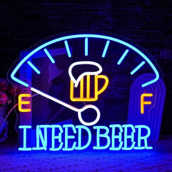 Led neon per dashboard con effetto schiuma per decorazione bar, wijnkelder, ristorante, hotel (16.1"*12.9")