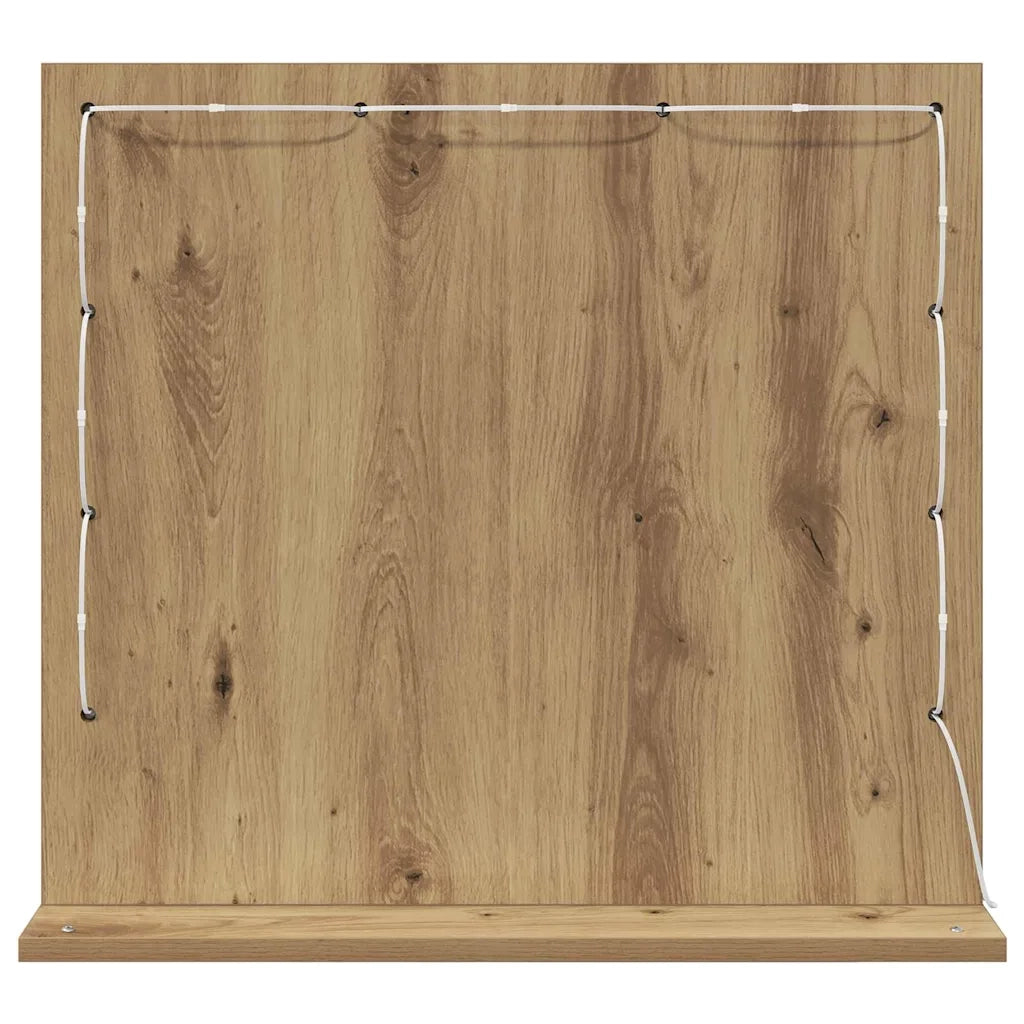 Specchio da Vanit¨¤ Rovere artigianale 60 x 55 x 18 cm