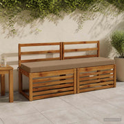 Cuscino per panchina SOEST 100% Poliestere Tortora 949828