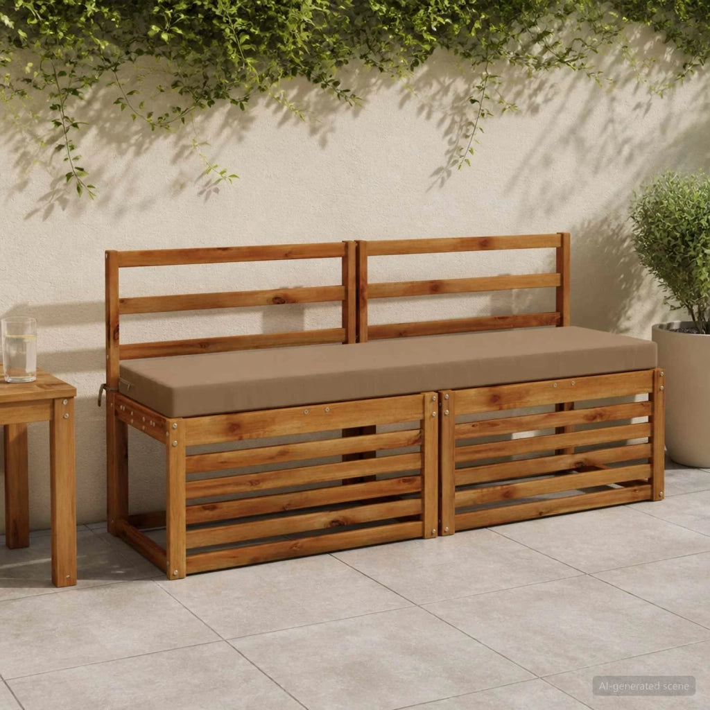 Cuscino per panchina SOEST 100% Poliestere Tortora 949828