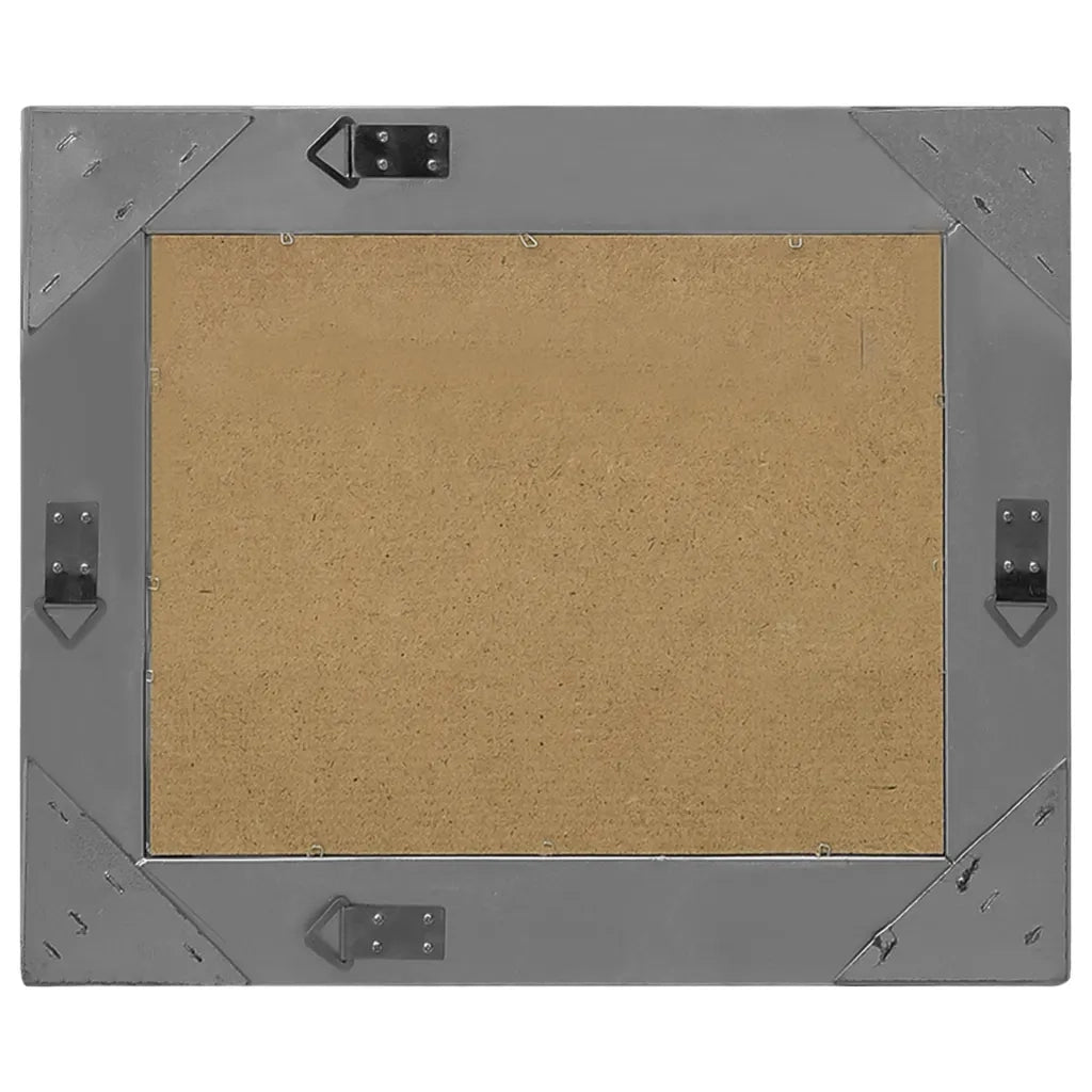 Specchio da Parete Stile Barocco 50x40 cm Nero 320311