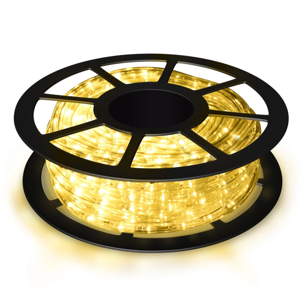 20m Tubo luminoso luci natalizie con 720 led bianco caldo Luce led striscia decorazione di Natale e feste-Luminarie