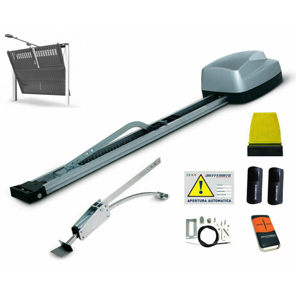 KIT AUTOMAZIONE UNIKO 24V PORTA BASCULANTE CONTRAPPESI SI ADATTA A CAME