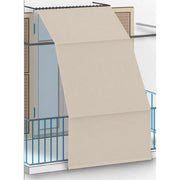 TENDA DA SOLE 140XH250CM BEIGE CON ANELLI