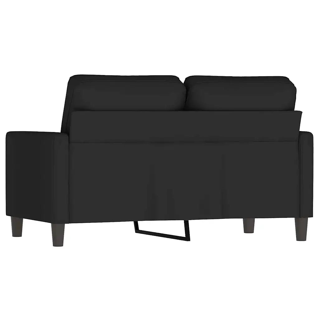 Divano a 2 Posti-Sofa 2 Posti Nero 120 cm in Velluto 895791