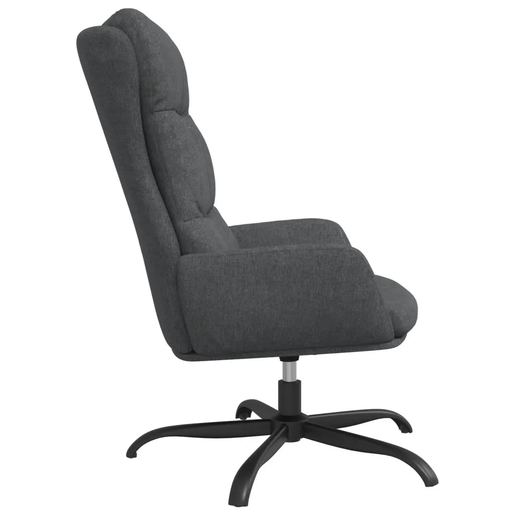 Poltrona Relax Grigio Scuro in Tessuto 341177